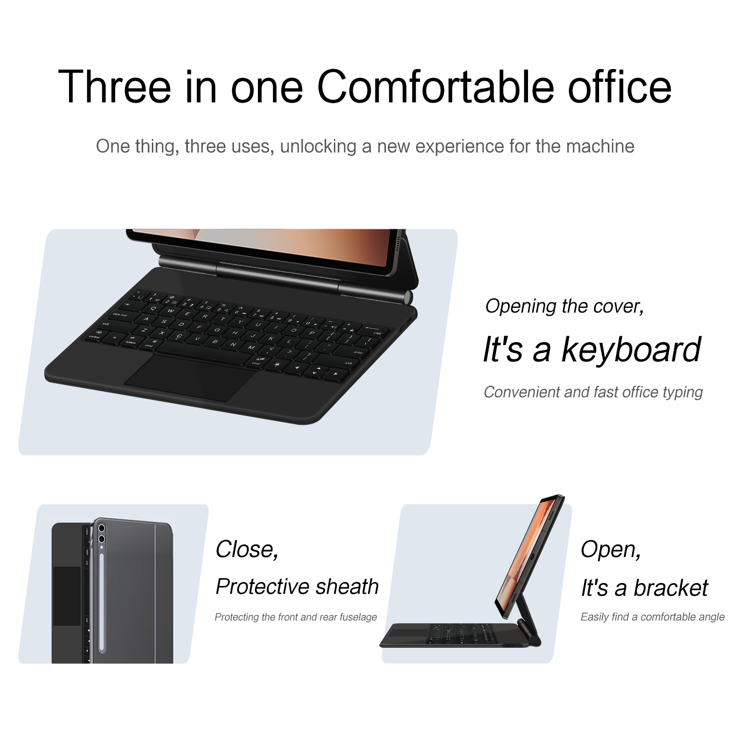 Magic Keyboard Folio for Samsu - Samsung Tablet Keyboard Accessories reseña y precio